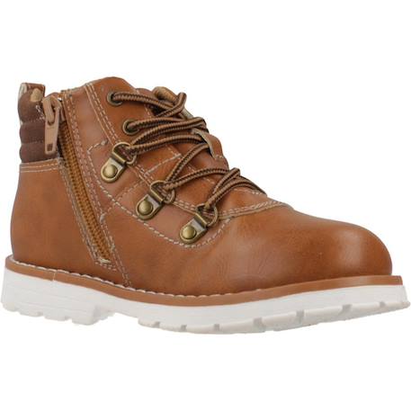 Botte enfant synthétique Bleu 800+Marron 440 11 - vertbaudet enfant 
