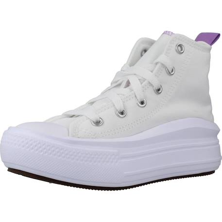 Baskets enfant fille en textile Blanc 4 - vertbaudet enfant 
