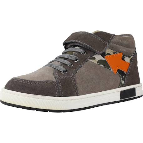 Botte bébé cuir Gris 950 4 - vertbaudet enfant 