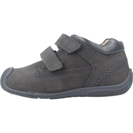 Botte bébé cuir gunar Bleu 800 2 - vertbaudet enfant 
