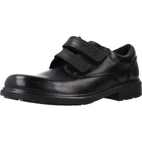 Derby enfant cuir cuir remi pace k Noir black 4 - vertbaudet enfant 