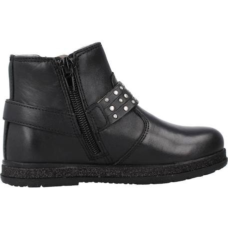 Botte bébé cuir cambusa Noir 1 - vertbaudet enfant 
