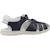 Sandale enfant cuir Blanc 300+Bleu 800 7 - vertbaudet enfant 