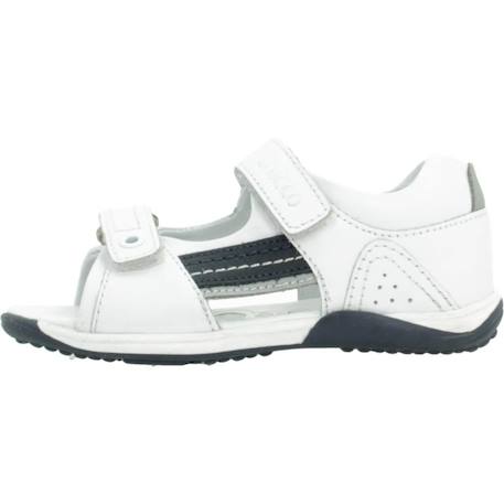 Sandale bébé cuir Blanc 2 - vertbaudet enfant 