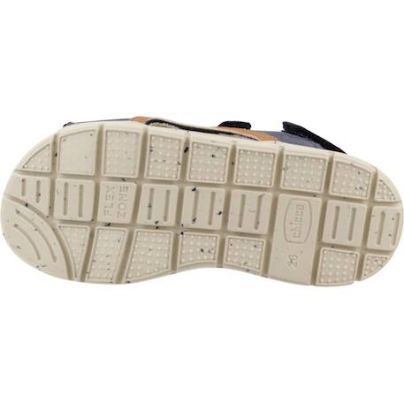 Sandale enfant synthétique celes Bleu 800+Brun clair 400 6 - vertbaudet enfant 