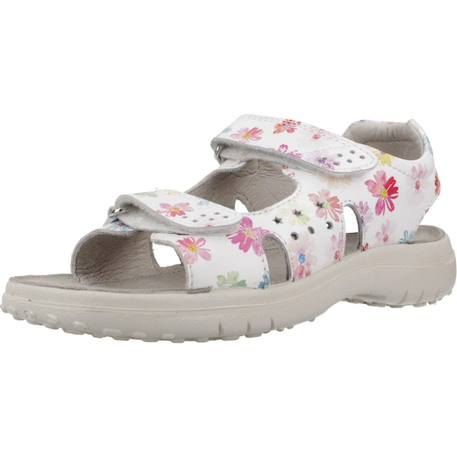 Sandale enfant cuir dock Blanc mltclr 4 - vertbaudet enfant 