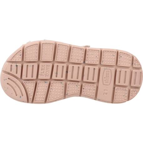 Sandale bébé synthétique glammy Blanc 300+Rose 100 12 - vertbaudet enfant 