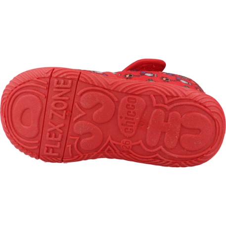 Chausson bébé textile tolom Rouge 720 6 - vertbaudet enfant 