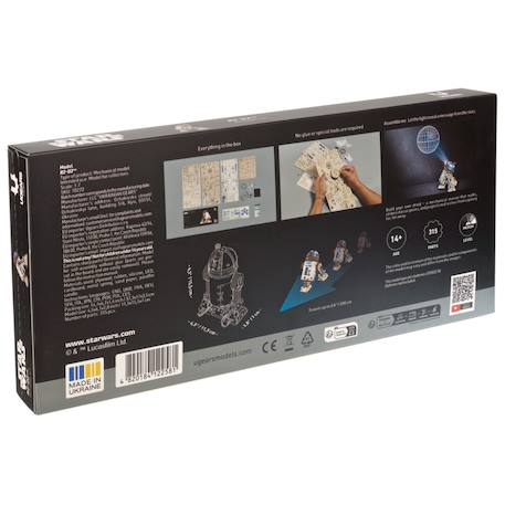 Maquette Star Wars à construire – R2-D2 avec projecteur LED et mouvement mécanique Multicolor 6 - vertbaudet enfant 
