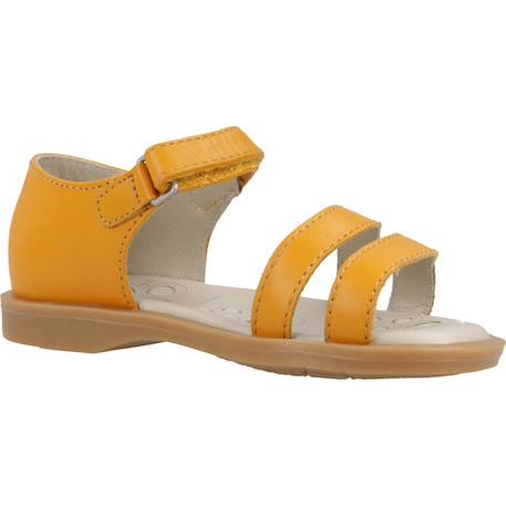 Sandale enfant cuir cloanne Bleu 650+Orange 260 11 - vertbaudet enfant 