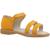 Sandale enfant cuir cloanne Bleu 650+Orange 260 11 - vertbaudet enfant 