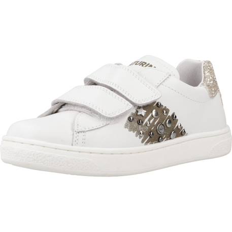 Basket enfant cuir inialos Blanc 4 - vertbaudet enfant 