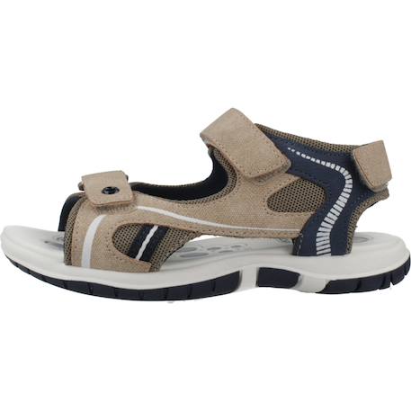 Sandale enfant synthétique fiesole Bleu 860+Brun clair 400 8 - vertbaudet enfant 