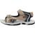 Sandale enfant synthétique fiesole Bleu 860+Brun clair 400 8 - vertbaudet enfant 