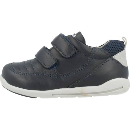 Derby bébé cuir g11 Bleu 800+Marron 950 2 - vertbaudet enfant 
