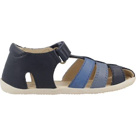 Sandale bébé cuir squisti de g Bleu 1 - vertbaudet enfant 