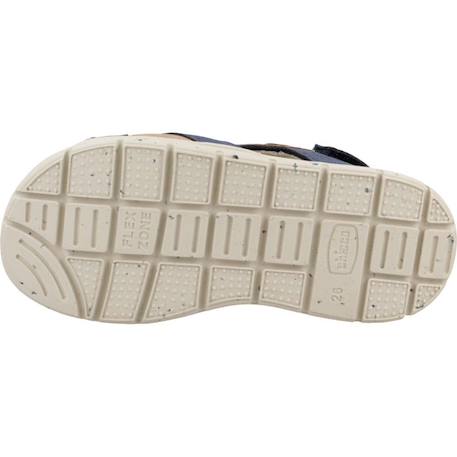 Sandale enfant synthétique cilian Bleu 800+Brun clair 400 6 - vertbaudet enfant 
