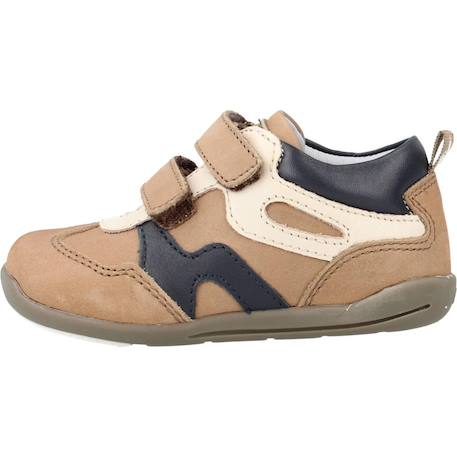 Derby bébé cuir Marron 590 2 - vertbaudet enfant 