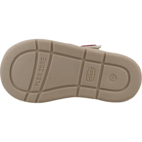 Sandale bébé textile Beige 400+Bleu 800 6 - vertbaudet enfant 