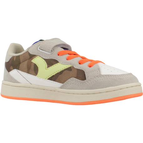 Basket enfant synthétique enfant synthétique smash kid Bleu marine+Vert kaki 11 - vertbaudet enfant 