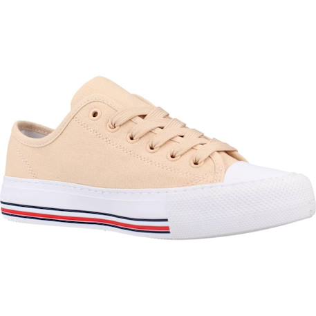 Baskets enfant fille en textile Beige 5 - vertbaudet enfant 