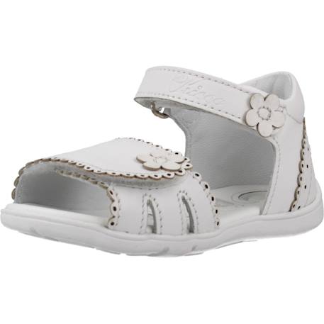 Sandale bébé cuir galetta Blanc 300 4 - vertbaudet enfant 