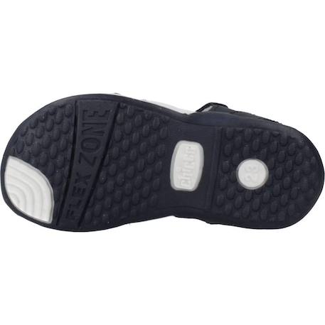 Sandale bébé cuir Blanc 300+Noir 800 12 - vertbaudet enfant 