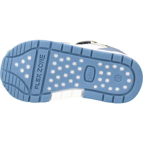 Sandale bébé textile garden Bleu 860+Vert 800 6 - vertbaudet enfant 