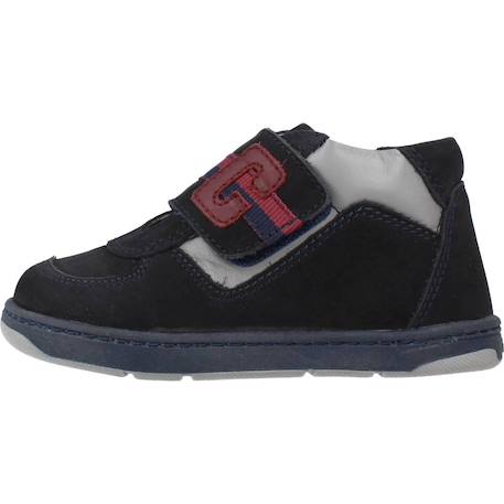Botte bébé cuir grim Bleu 800+Brun clair 260 2 - vertbaudet enfant 