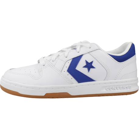 Baskets enfant garçon en cuir Blanc 2 - vertbaudet enfant 