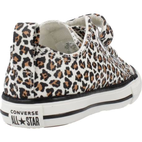 Basket fille à scratchs chuck taylor all star 2v ox Imprimé animalier 3 - vertbaudet enfant 