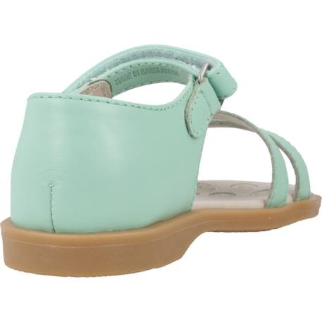 Sandale bébé cuir cloanne Bleu 650+Orange 260 3 - vertbaudet enfant 