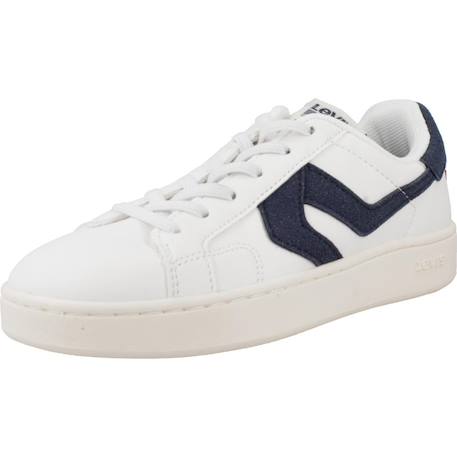 Basket enfant cuir swift jr Blanc 4 - vertbaudet enfant 