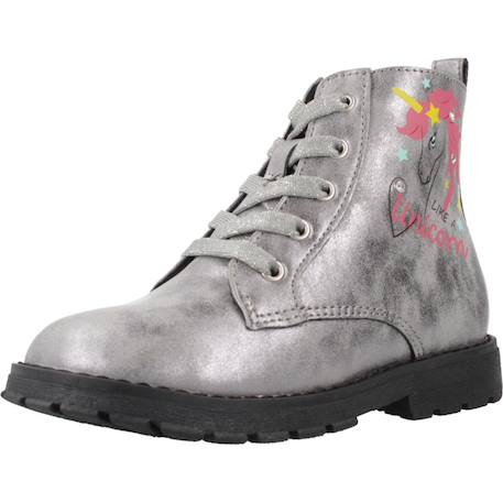 Botte bébé synthétique cibry Argent+Noir 4 - vertbaudet enfant 