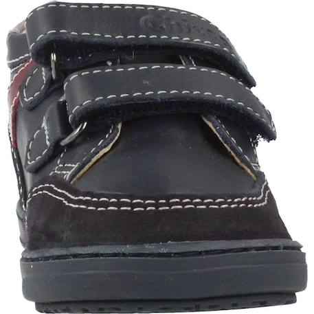 Botte bébé cuir garbo Bleu 800+Bordeaux 750 6 - vertbaudet enfant 