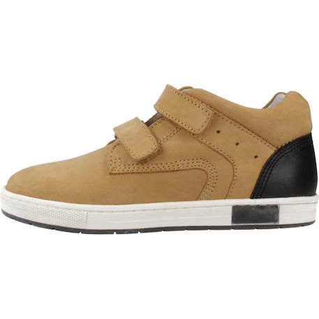 Basket enfant cuir casale Brun clair 260 2 - vertbaudet enfant 