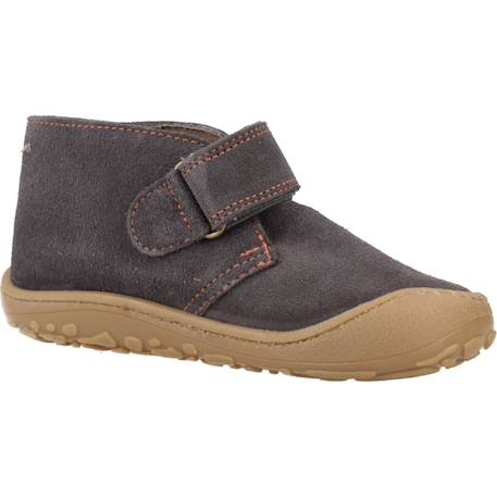 Botte enfant cuir enfant cuir s bosco Bleu marine+Gris anthracite 11 - vertbaudet enfant 