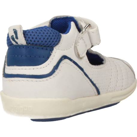 Sandale bébé cuir g6 Blanc 300+Bleu 800 3 - vertbaudet enfant 