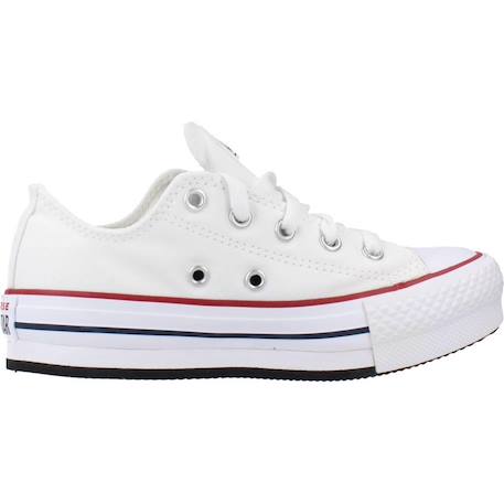 Baskets enfant fille en textile Blanc 3 - vertbaudet enfant 