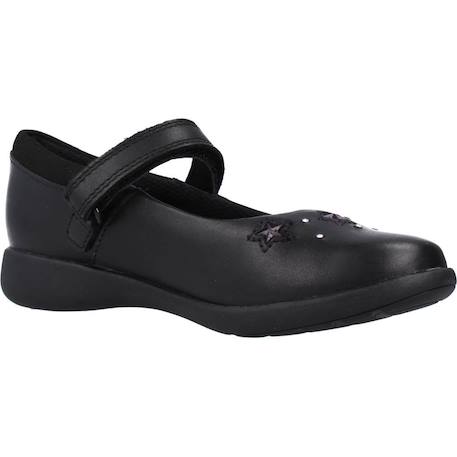 Derby enfant cuir cuir etch bright k Noir black 5 - vertbaudet enfant 