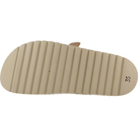 Sandale enfant cuir s eva Beige+Blanc+Gris methanol+Rose antique 12 - vertbaudet enfant 