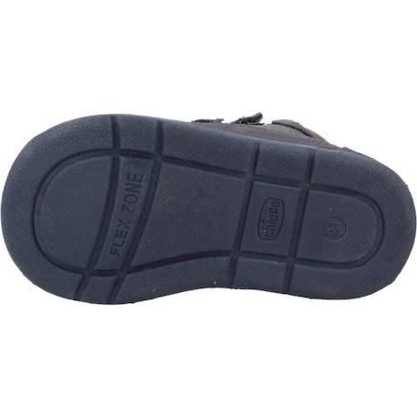 Botte bébé cuir gilberto Bleu 800+Marron 260+Marron 590 6 - vertbaudet enfant 