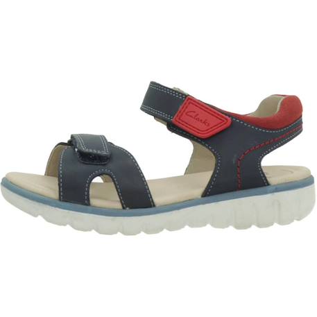 Sandale enfant cuir cuir roam surf k Bleu navy 2 - vertbaudet enfant 