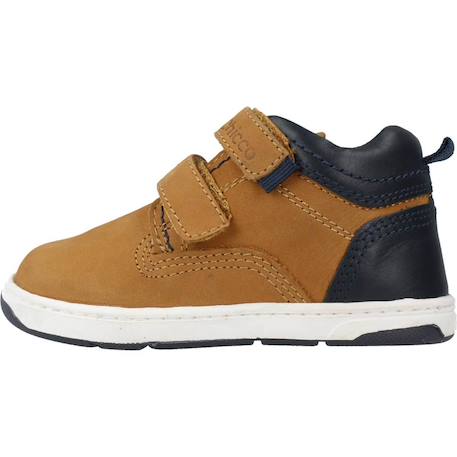 Botte bébé cuir Bleu 800+Marron 260 8 - vertbaudet enfant 