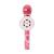 Micro karaoké sans fil bluetooth avec effets vocaux et lumineux Rose+Vert 2 - vertbaudet enfant 
