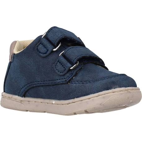 Derby bébé cuir geffo Bleu 800+Brun clair 260+Gris 950 5 - vertbaudet enfant 