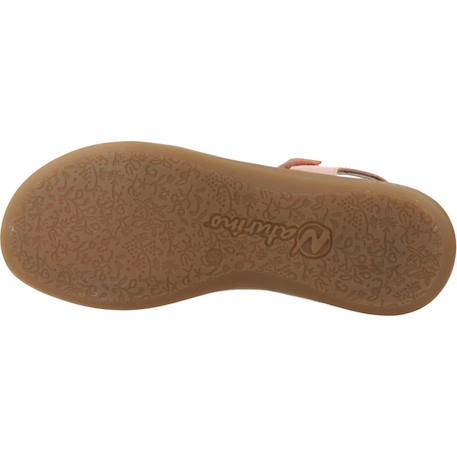 Sandale enfant cuir soyala Rose arancio 6 - vertbaudet enfant 