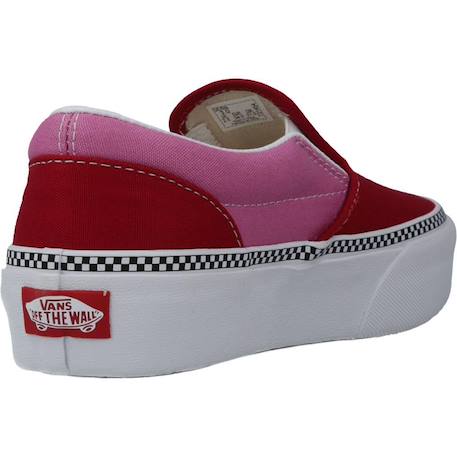 Basket enfant textile enfant textile old skool Rouge piment 3 - vertbaudet enfant 