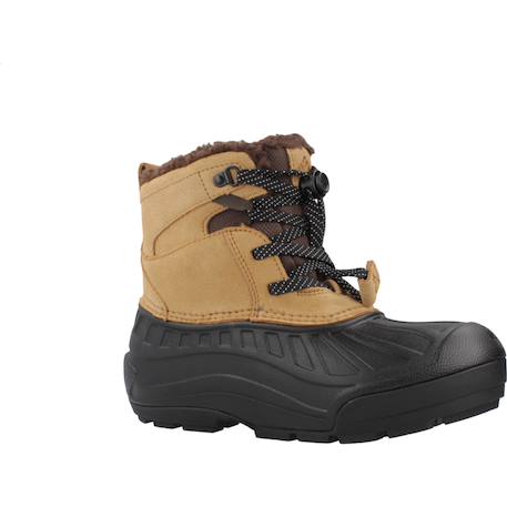 Botte enfant cuir s youth powderbug alpine wa Brun+Noir 5 - vertbaudet enfant 