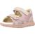 Sandale bébé synthétique glammy Blanc 300+Rose 100 10 - vertbaudet enfant 